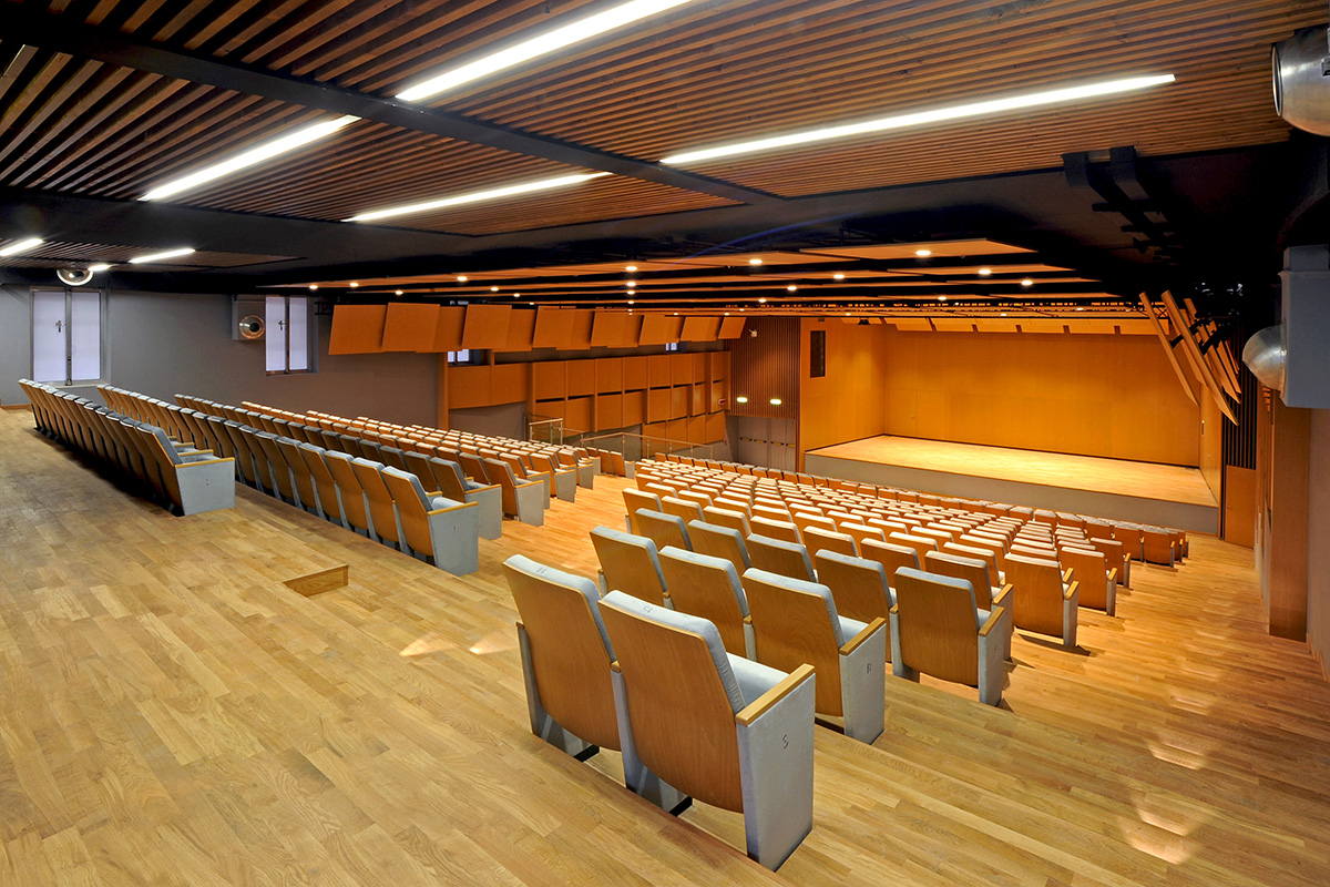 Interno dell'auditorium